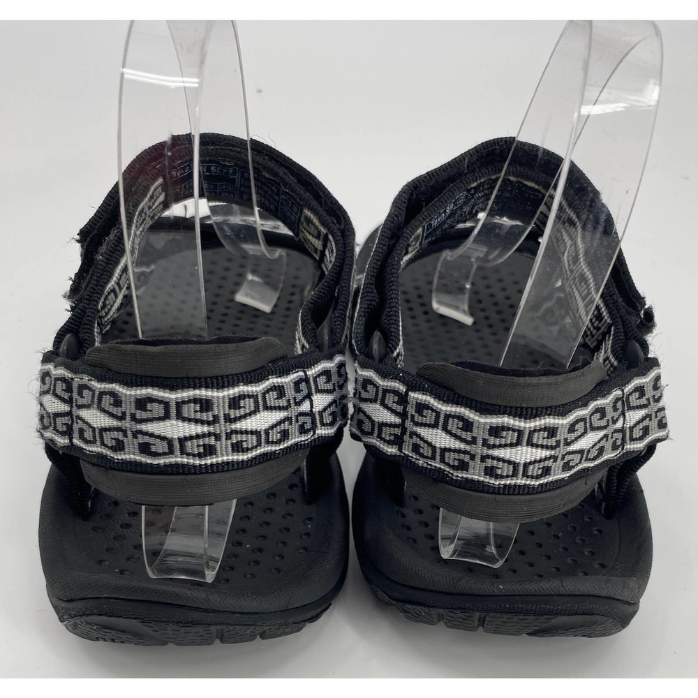 Teva Womens 7 Hurricane 3 Outdoor Black White Hiking Sport Water strappy sandals - Picture 4 of 6